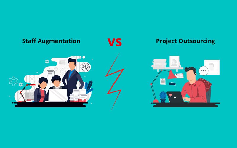 Staff Augmentation vs Project Outsourcing